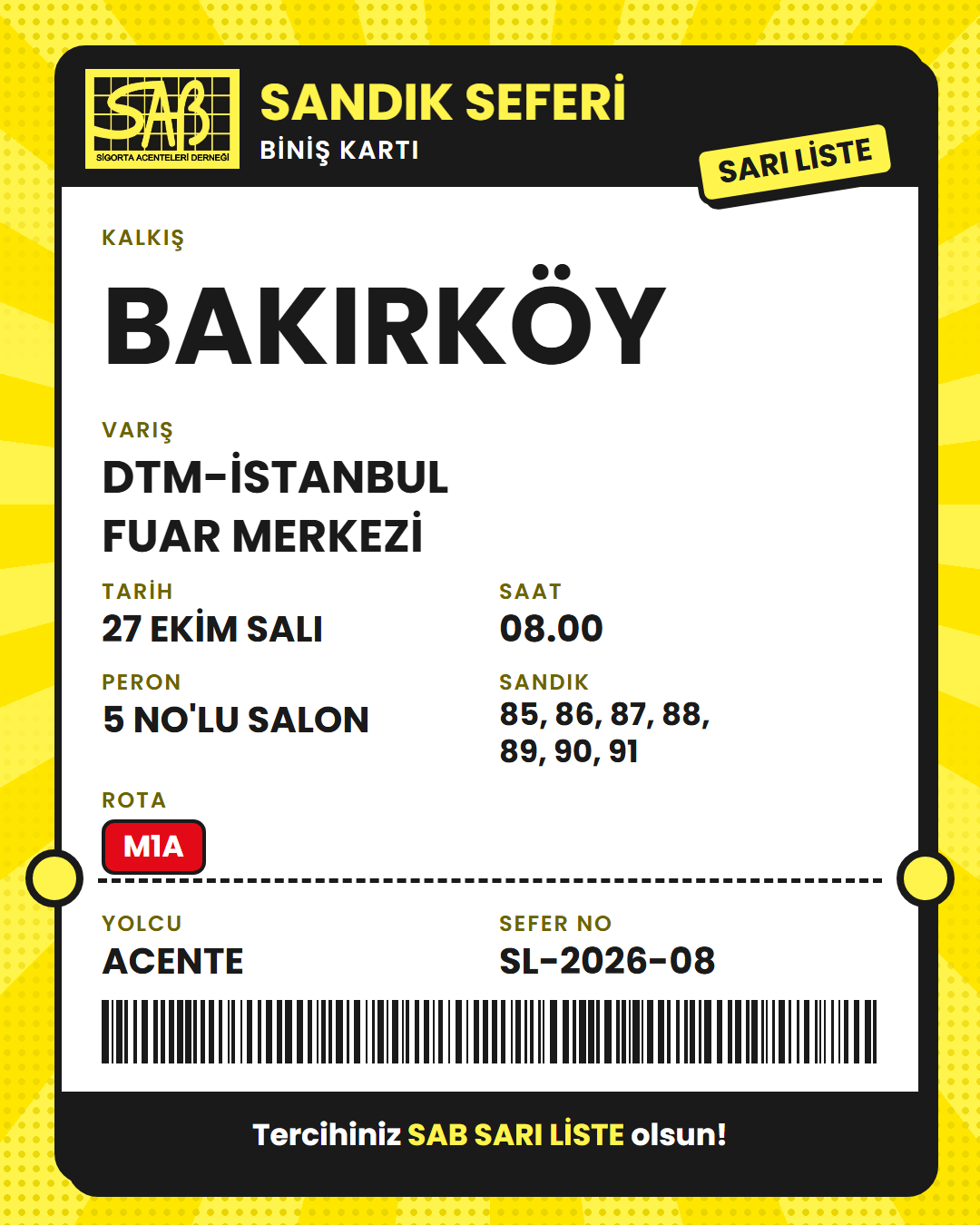Biniş kartı