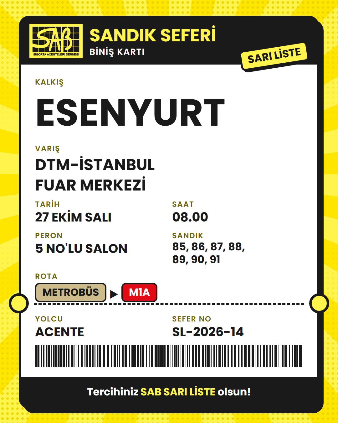 Biniş kartı