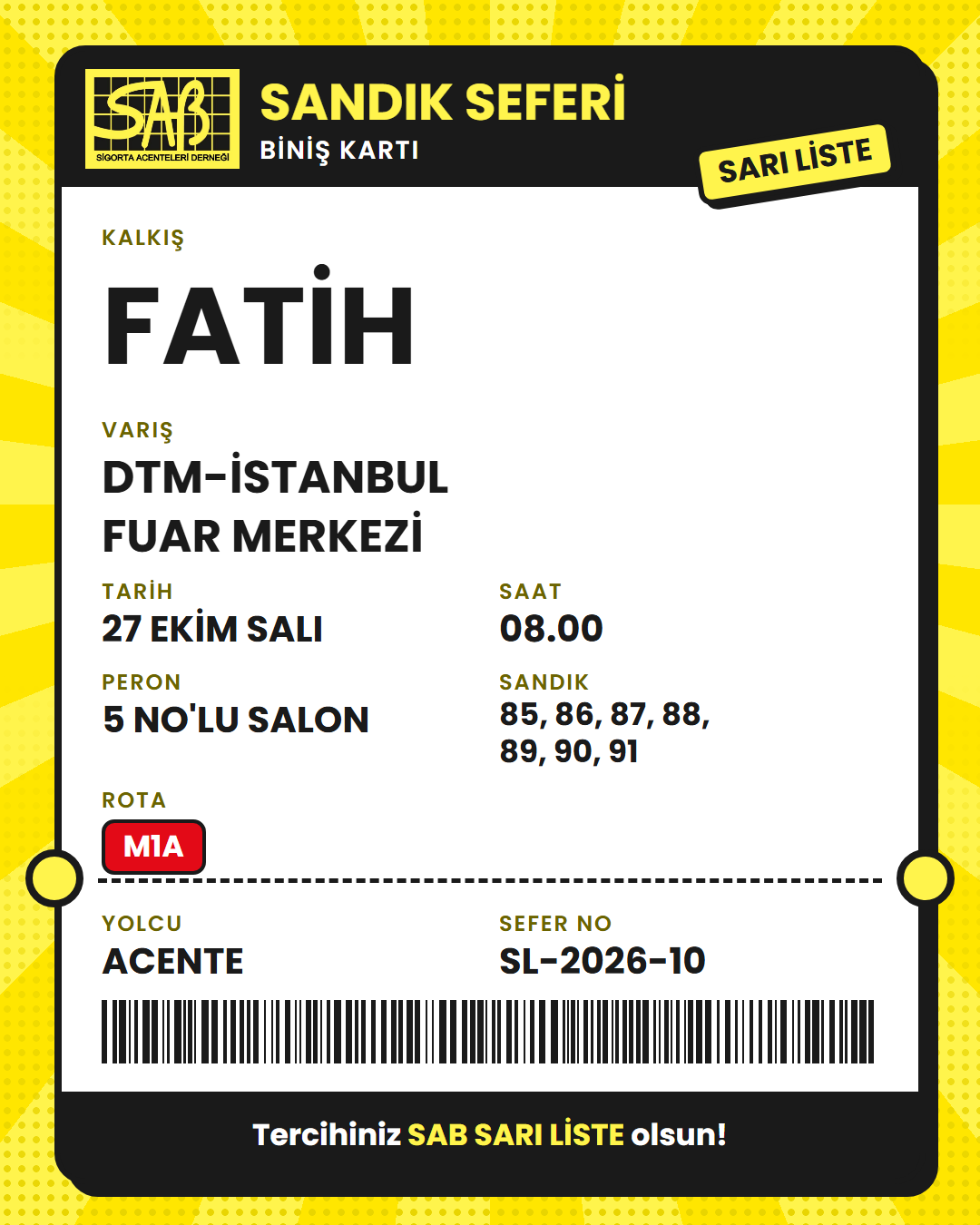 Biniş kartı