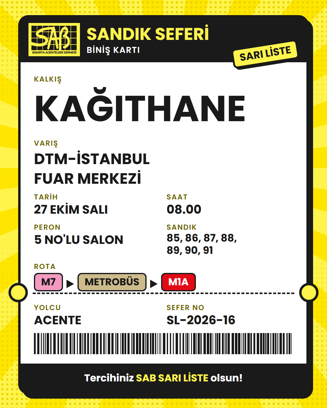Biniş kartı