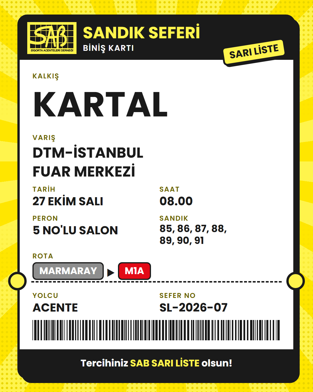 Biniş kartı
