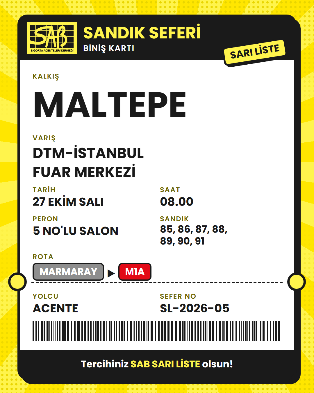 Biniş kartı