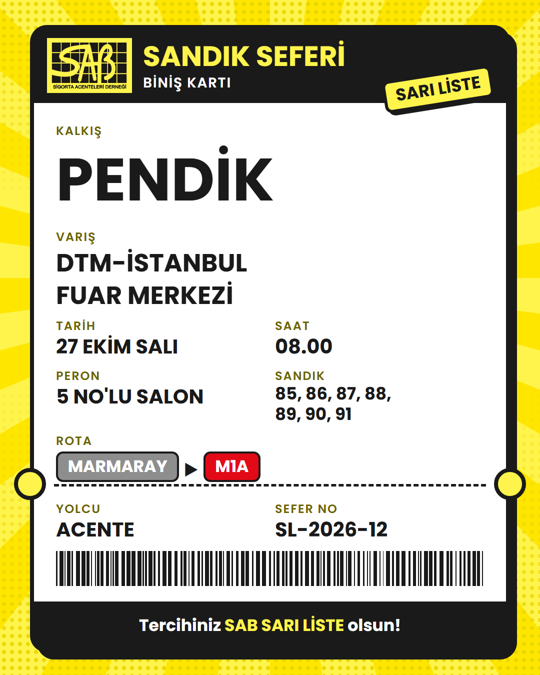 Biniş kartı