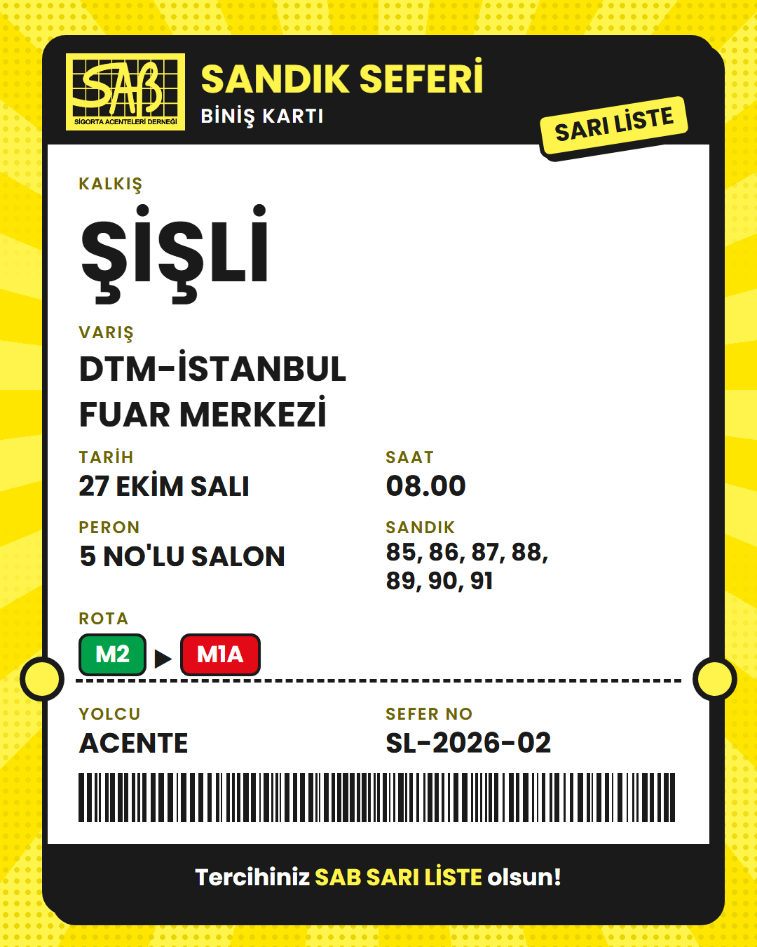 Biniş kartı