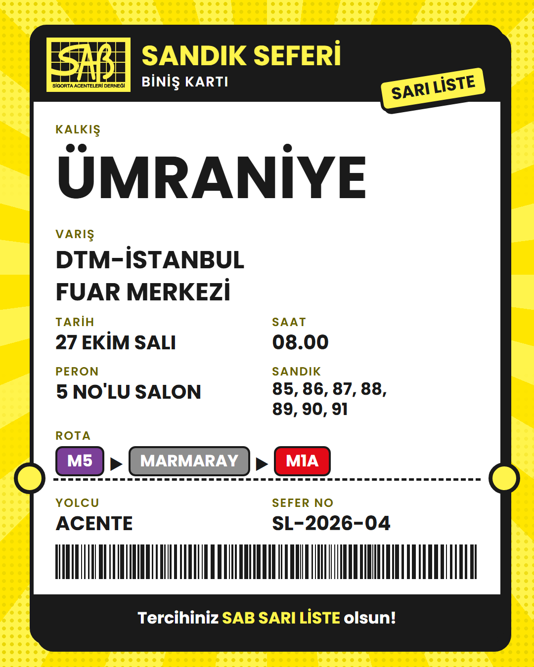 Biniş kartı