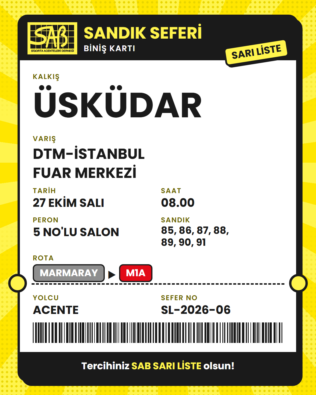 Biniş kartı